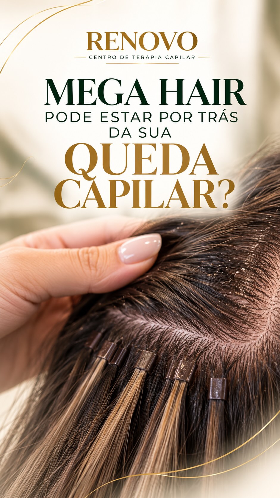 ⚠️ MEGA HAIR PODE ESTAR CONTRIBUINDO PARA A SUA QUEDA CAPILA