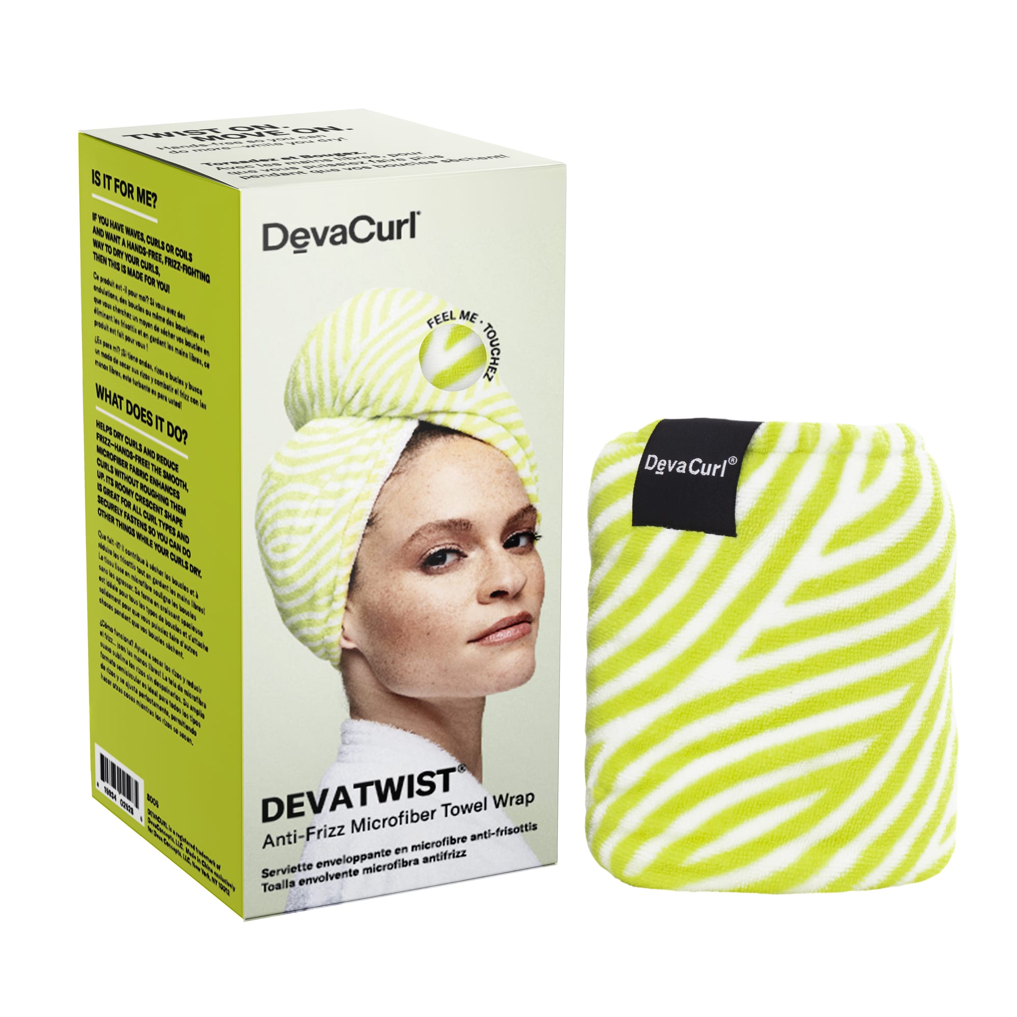 DevaTwist box and towel