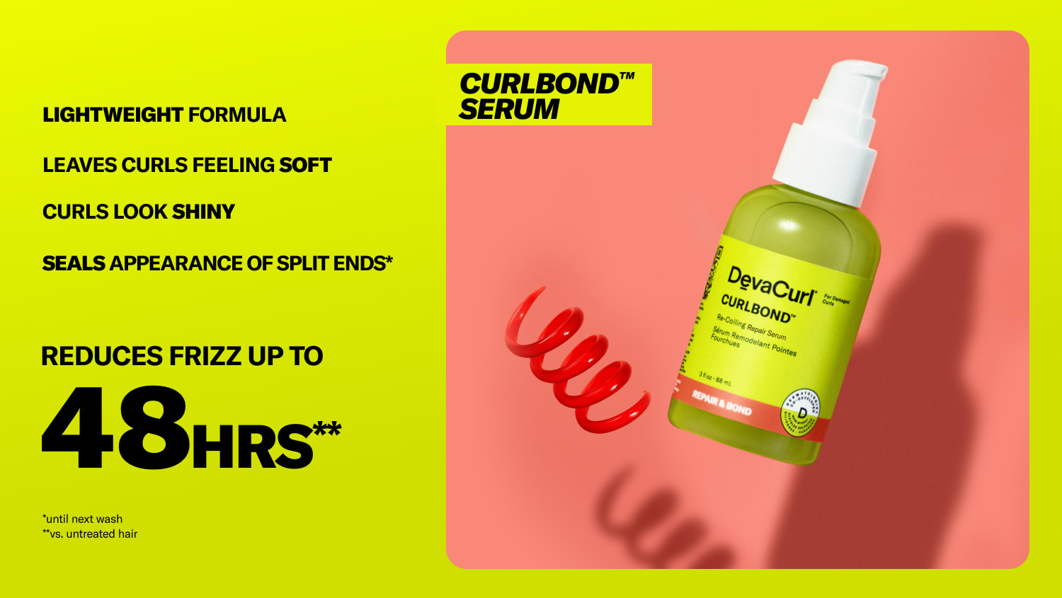 Curlbond serum and product benefits