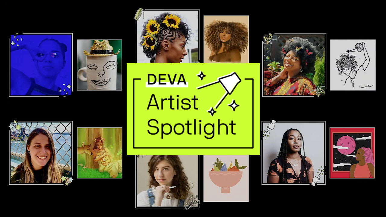 deva artist spotlight curly artists