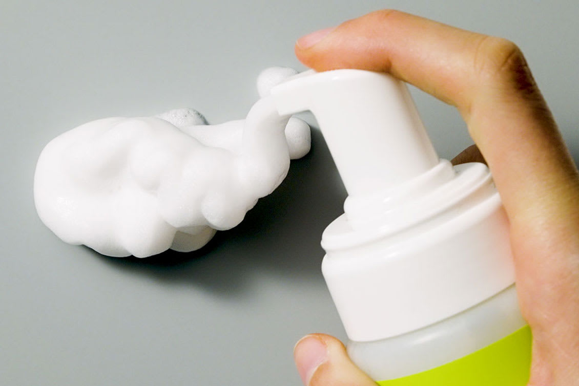 pumping foam bottle