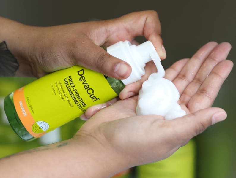 DevaCurl Frizz-Fighting Volumizing Foam 8oz DevaCurl Frizz-Fighting Volumizing Foam 8oz