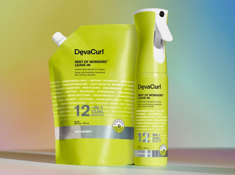 DevaCurl Mist of wonders refill and bottle