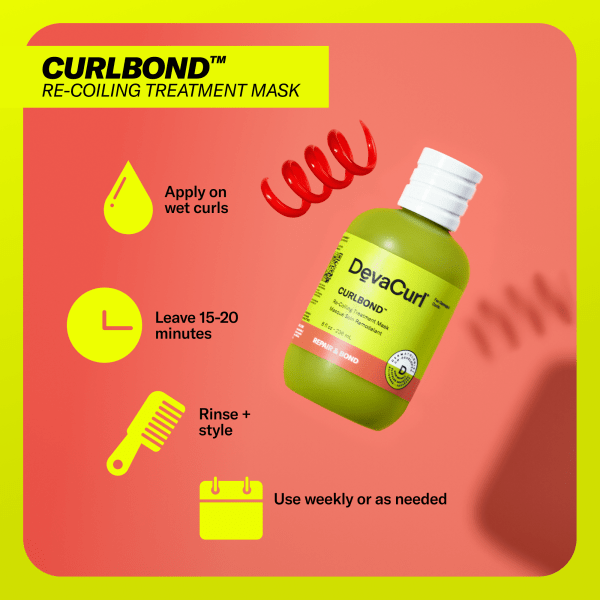 DevaCurl CurlBond Treatment Mask 8oz DevaCurl CurlBond Treatment Mask 8oz