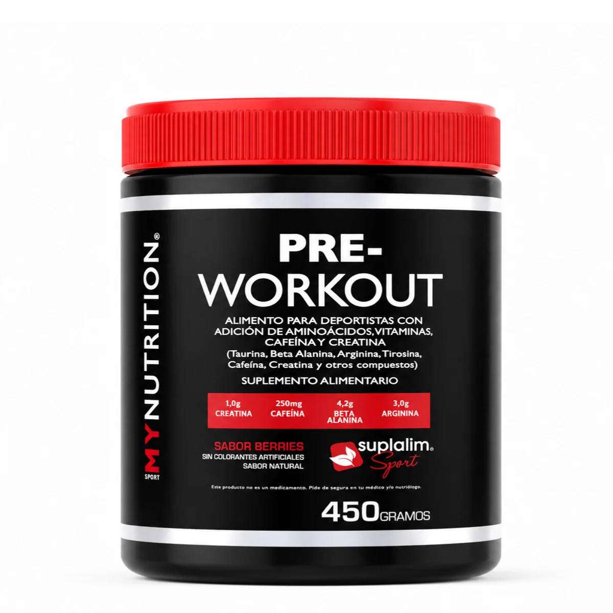 Pre Workout My Nutrition  450 Gr.  30 Servicios