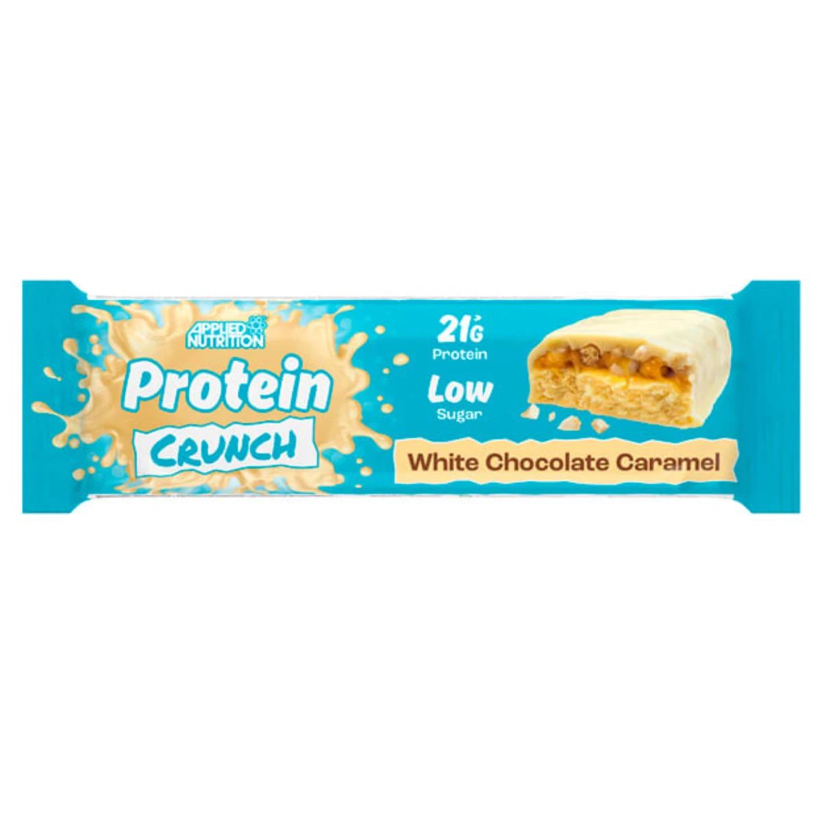 Barra Proteica Protein Crunch Applied Nutrition 21G de Proteína 62G C/U.