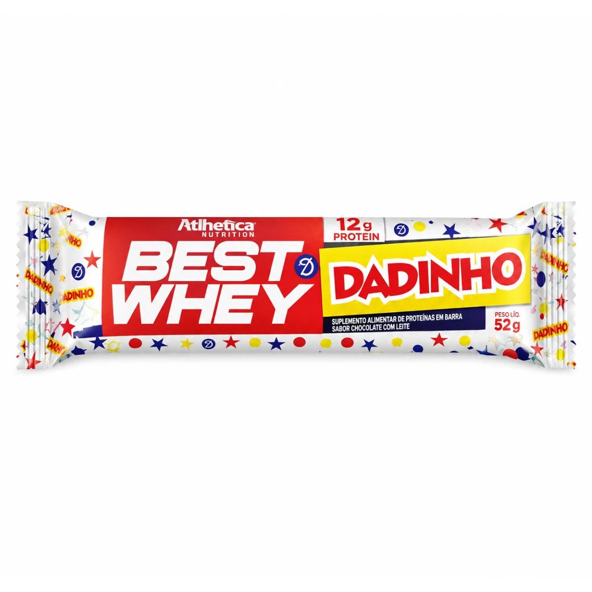 Barra Proteica Best Whey Atlhetica Nutrition 12G de Proteína 49G C/U.