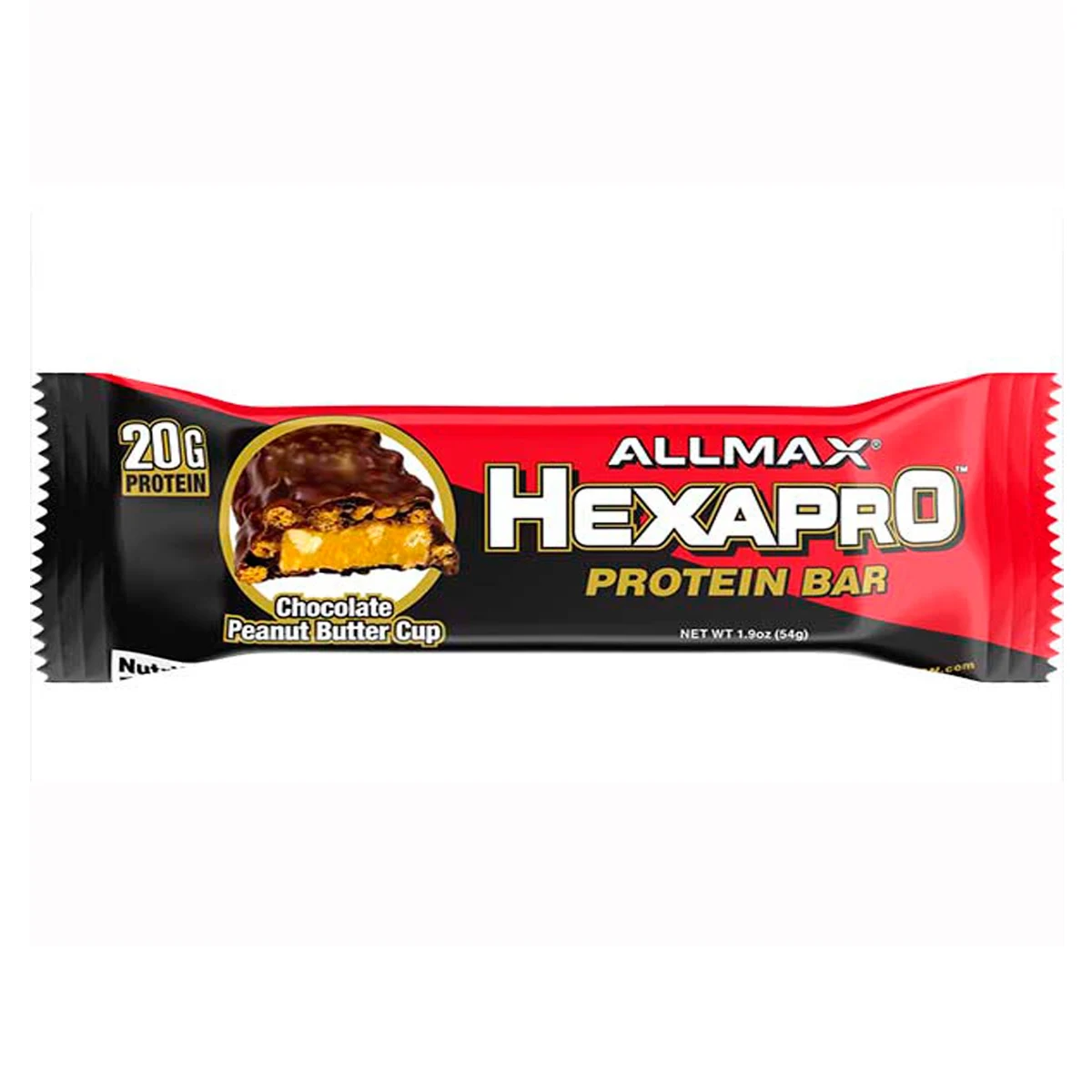 Barra Proteica HexaPRO Protein Bar Allmax 20G de Proteína 45G C/U.