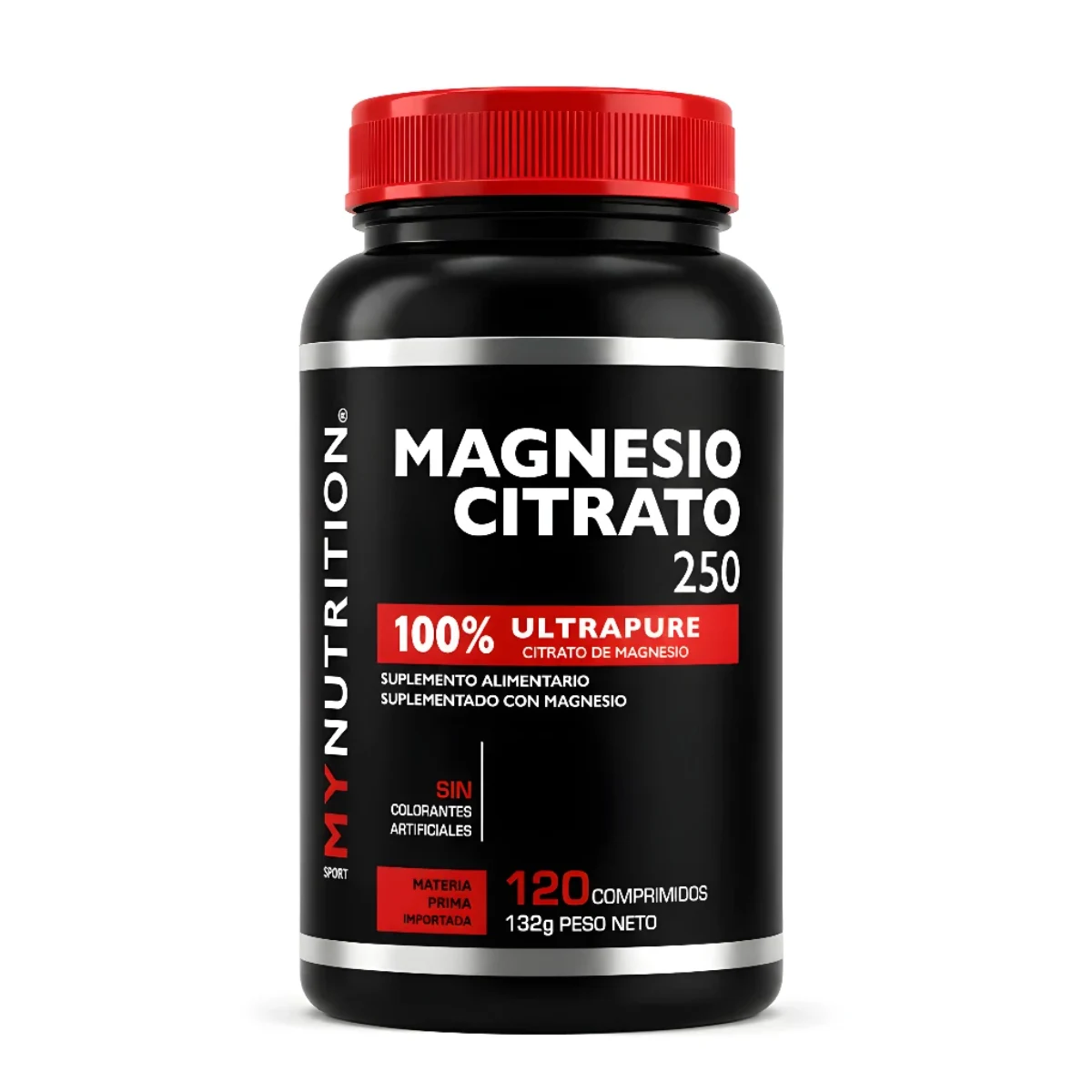 Citrato de Magnesio My Nutrition  250 gr  120 Comprimidos .
