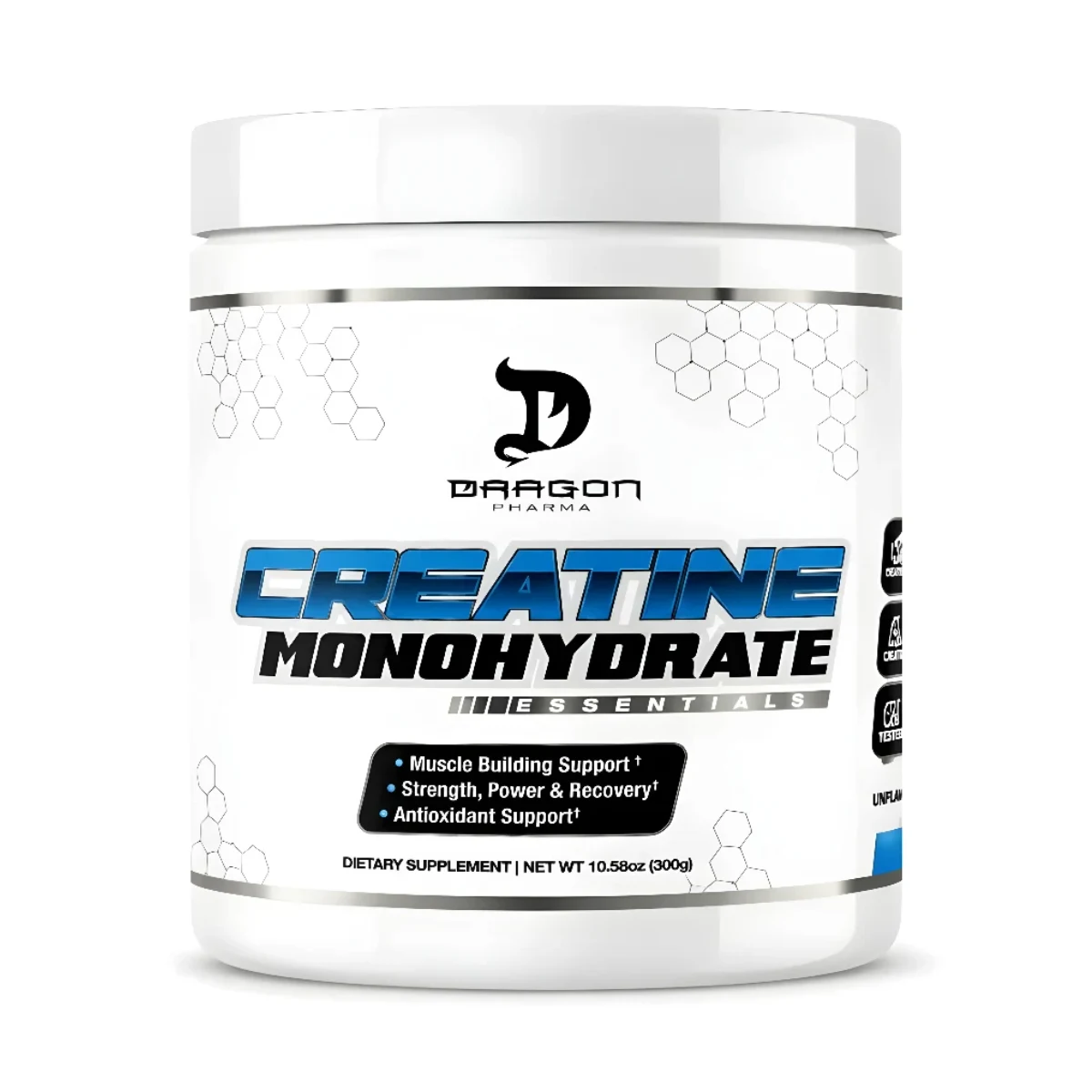 Creatina Dragon Pharma 300G 60 porciones.