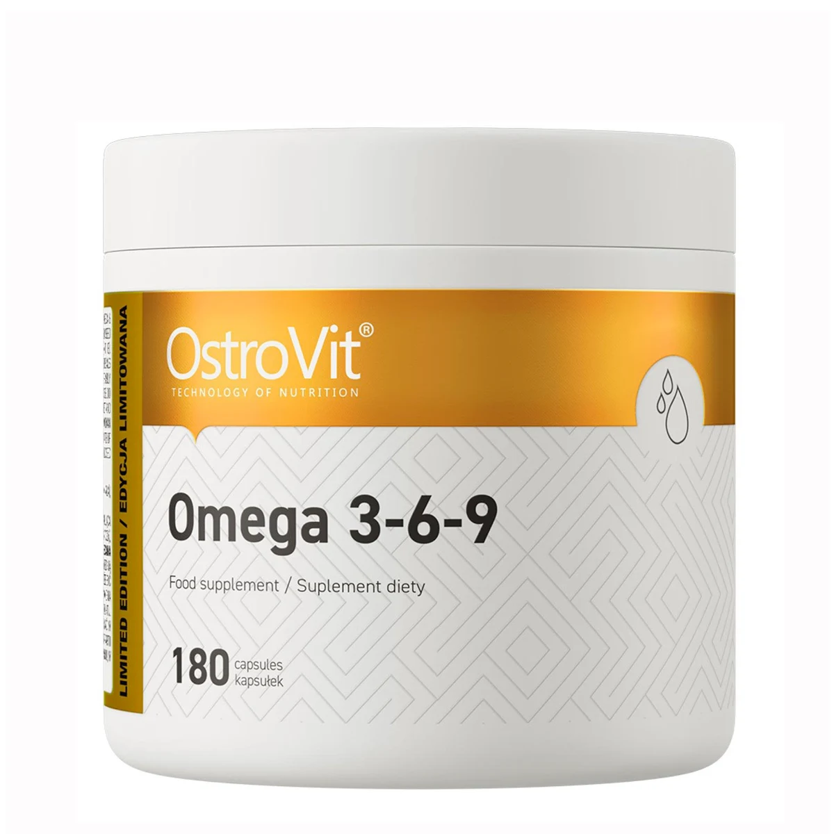 Omega 3-6-9 Ostrovit 180 Capsulas.