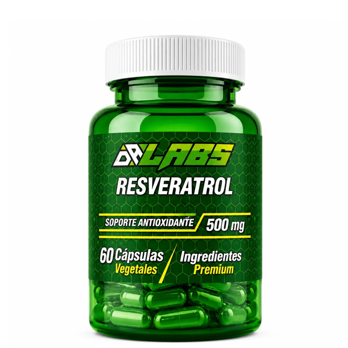 Resveratrol 500 mg 60 Capsulas dr labs