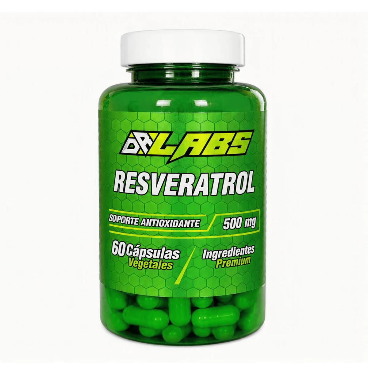 Resveratrol 500 mg 60 Capsulas dr labs
