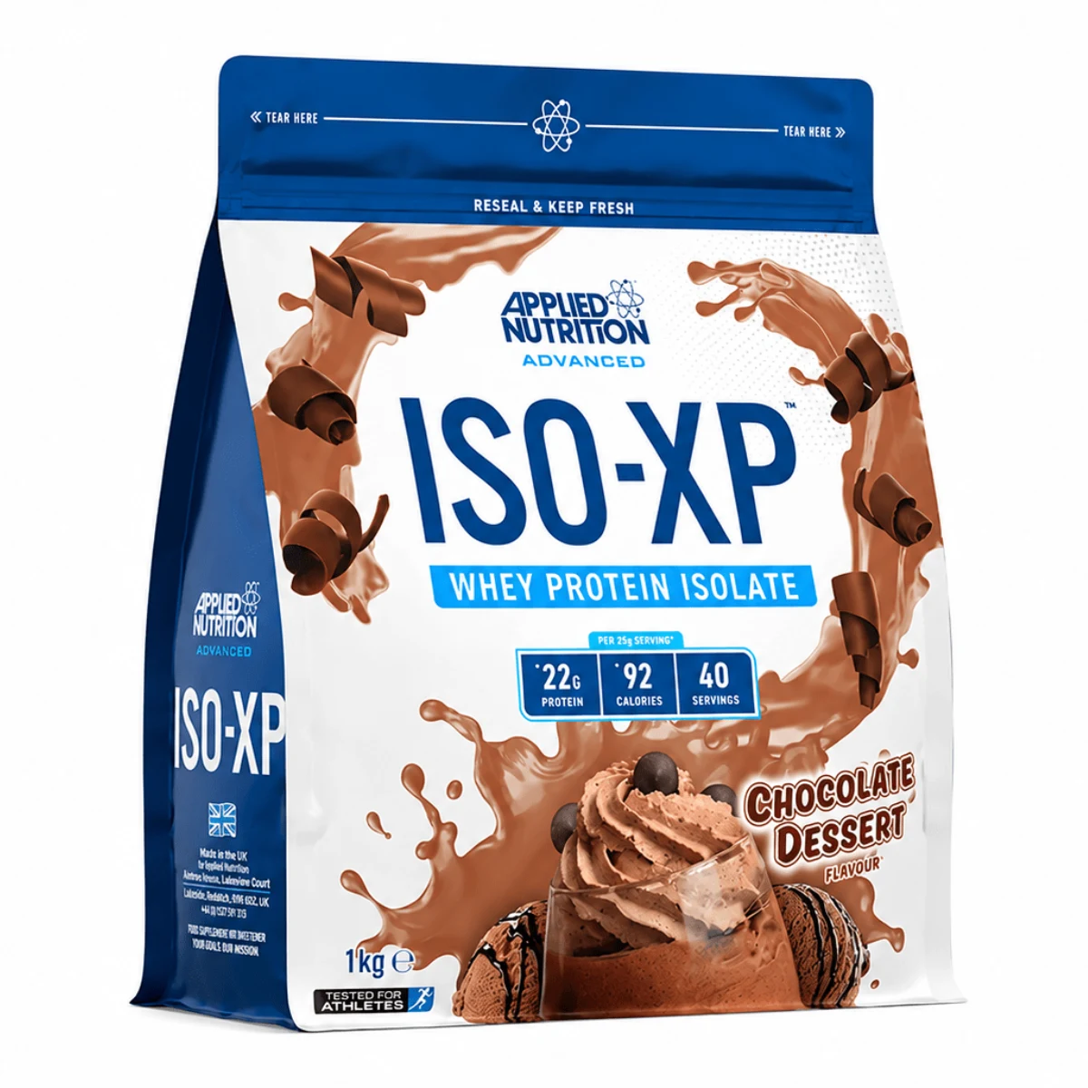 Iso-XP Proteína Isolada Applied Nutrition 2.2 lb (1 kg) – 40 porciones