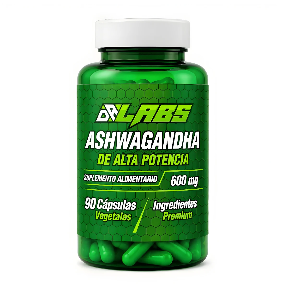 Ashwagandha  600 mg  90  capsulas Dr lbs.