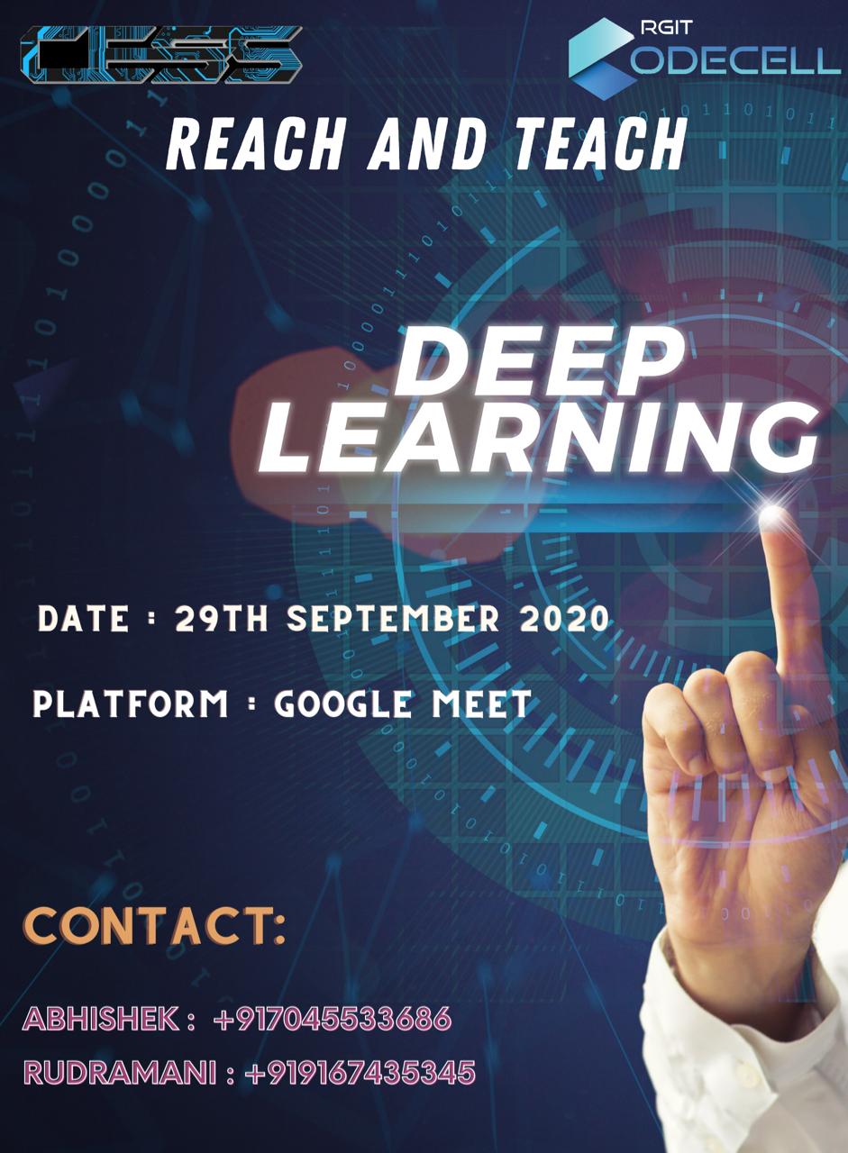 Introduction to Deep Learning - Reach & Teach