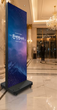 호텔 로비 LED