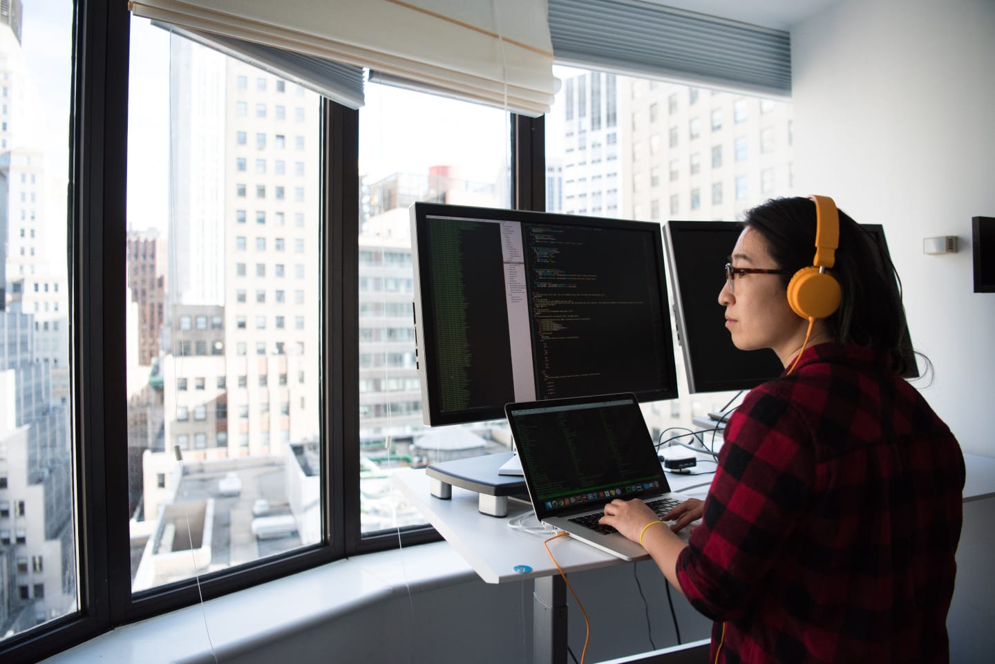 An image of a developer.