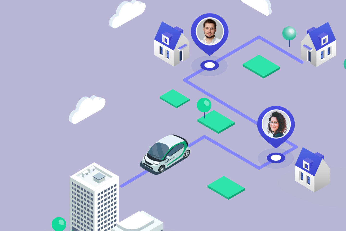 carpooling case study card image