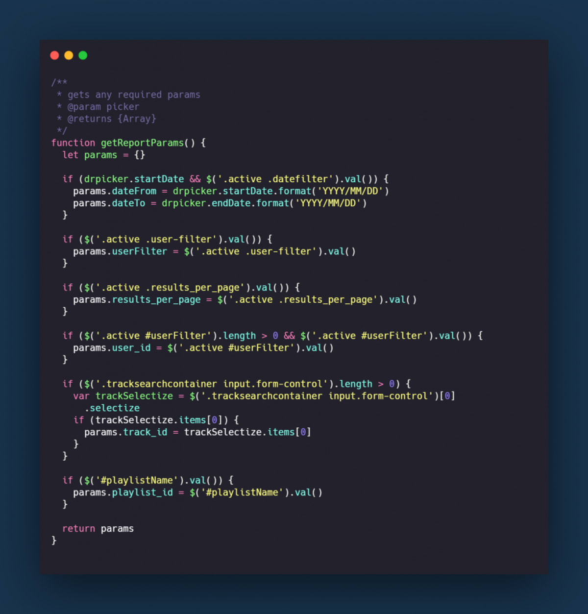 code snippet