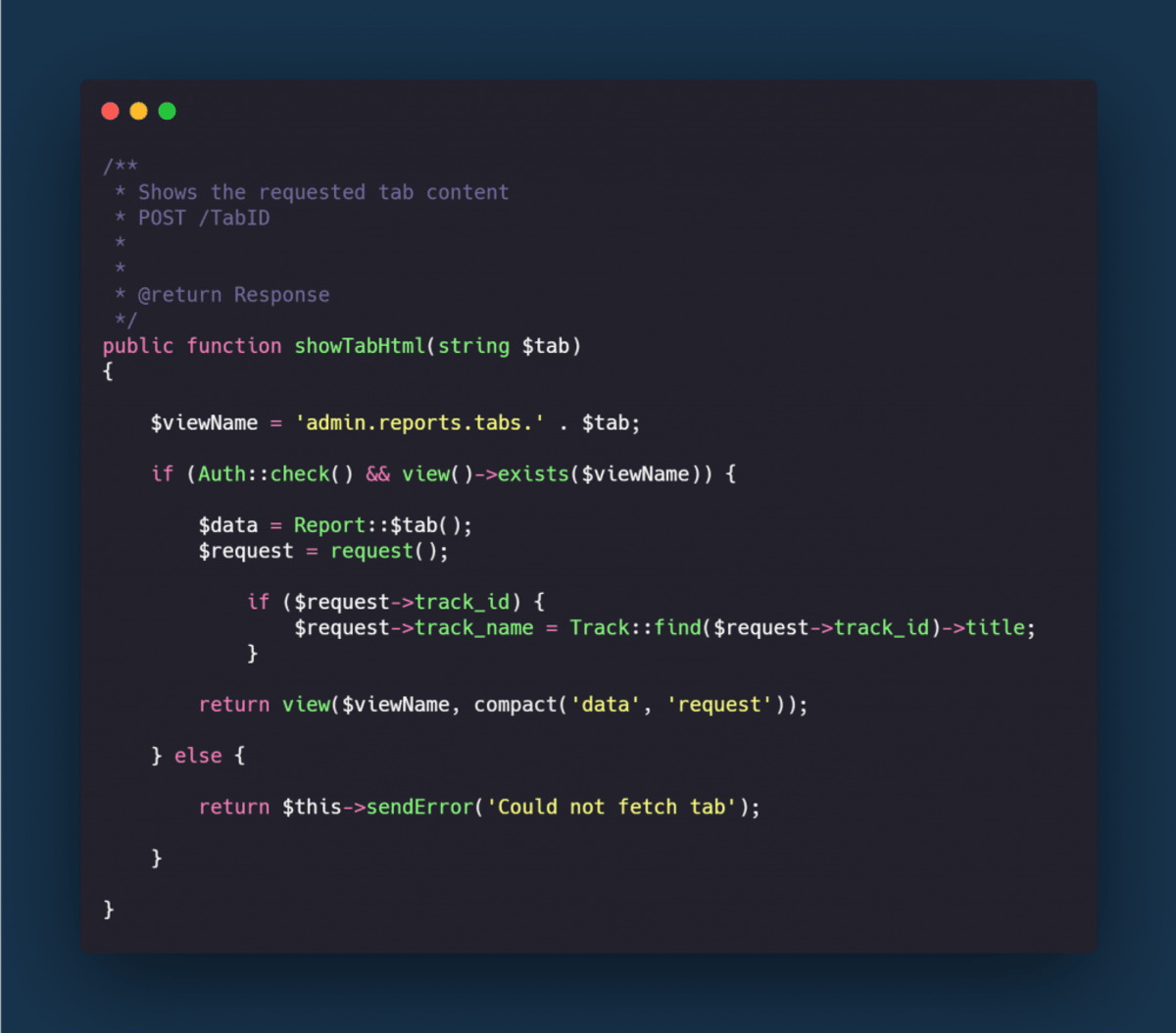 code snippet