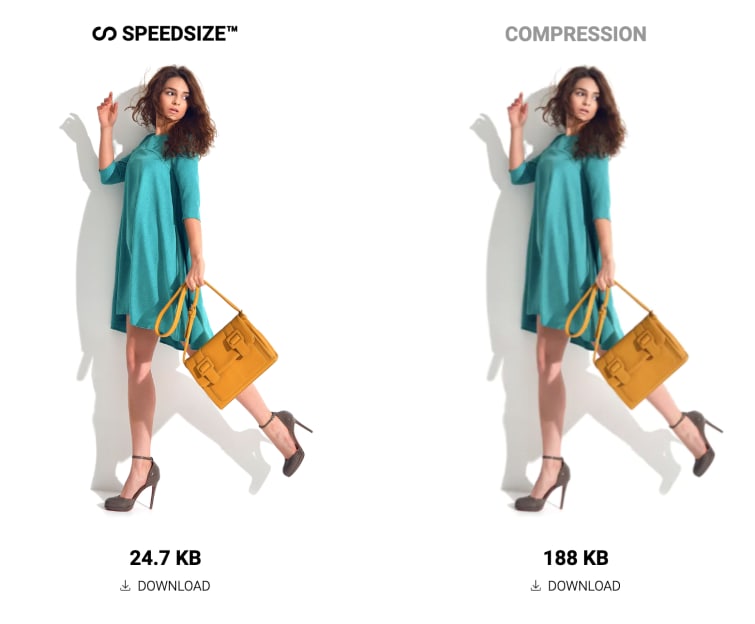 SpeedSize compression quality comparison