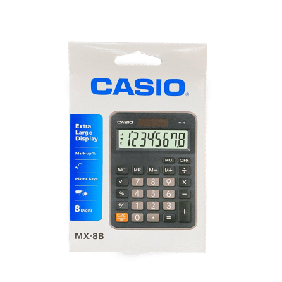 CASIO MX-8B Extra Large Display Calculator