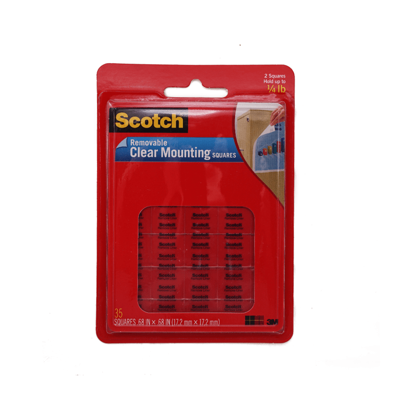 Scotch Removable Clear Mounting
