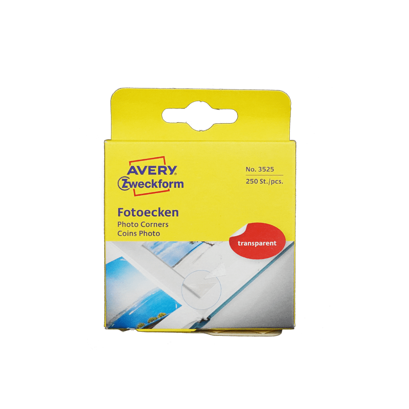 AVERY Zweckform Photo Corners Conis Photo 250pcs