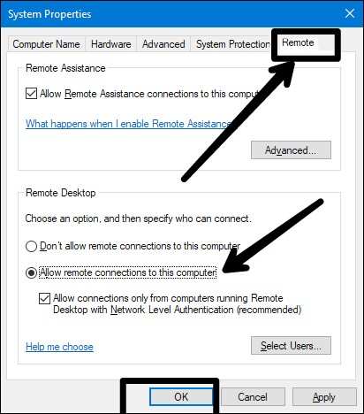 nla disable remote domain