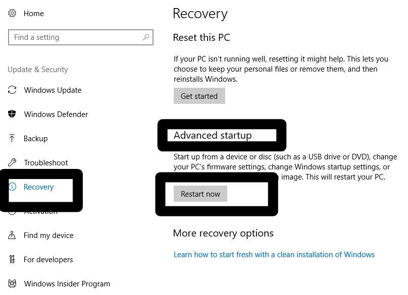 windows 10 reinstall usb