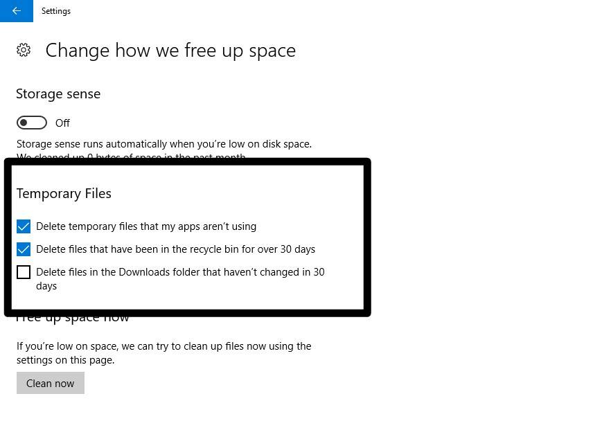 free up disk space windows 8