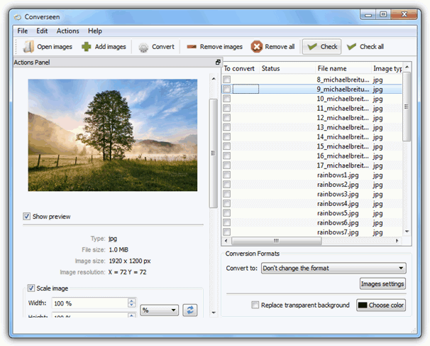 free software to resize images 4x6