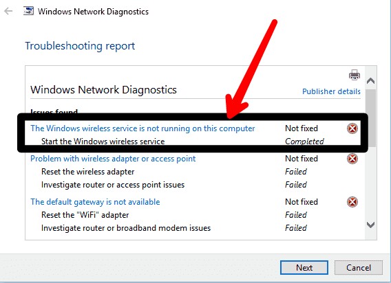 Windows Wireless Service Is Not Running - Solved