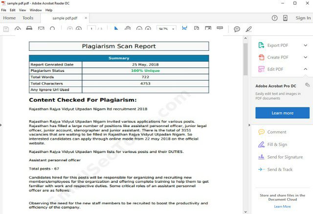 PDF reader windows