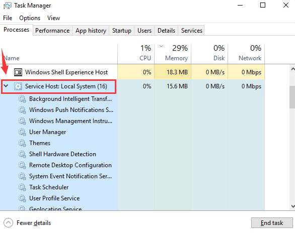 service host local system 3