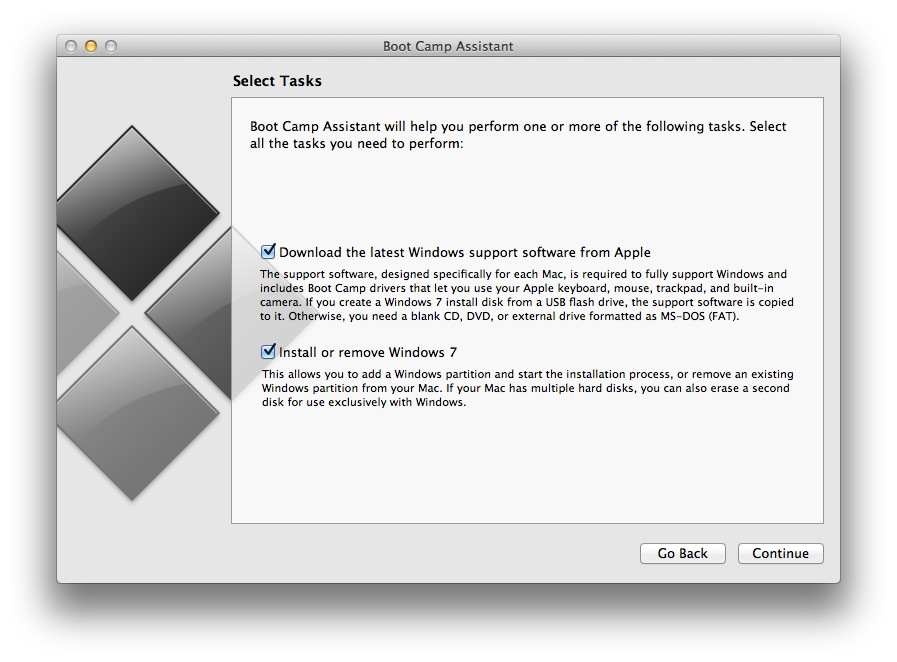 how to install windows on mac