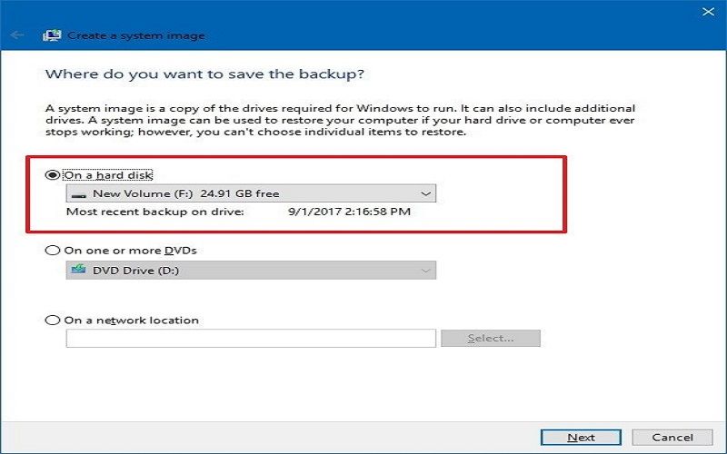 how to backup windows 10 os