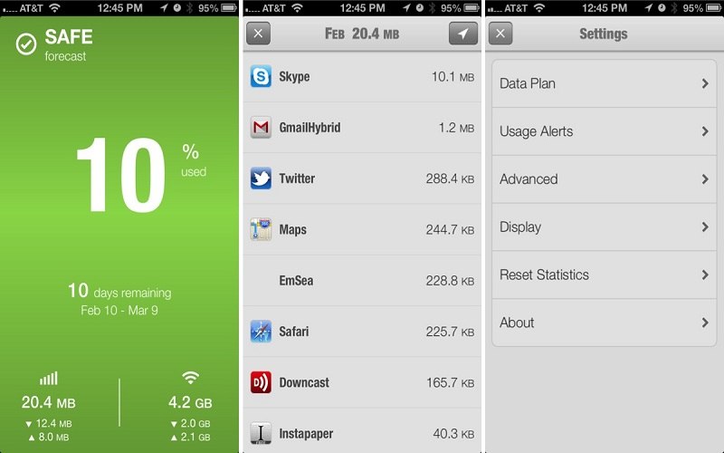 Top 10 Best iPhone Mobile Data Usage Tracking Apps