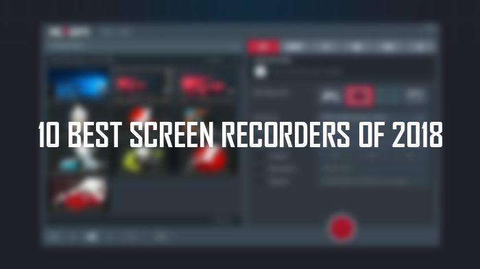 top ten free screen recorder for pc