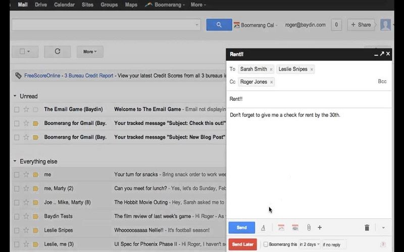 gmail chrome extension