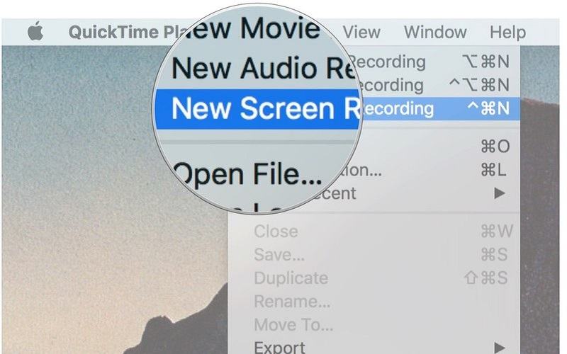 how do you screen record on a mac book