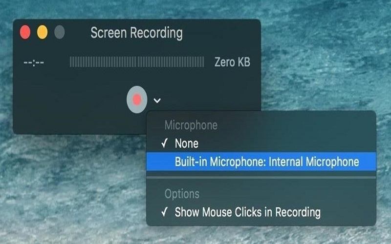 macbook screen record audio