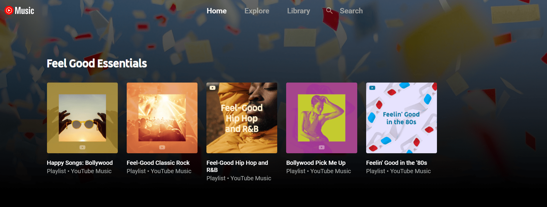 Youtube music app