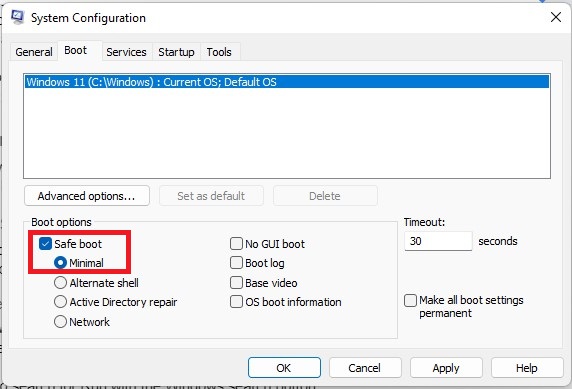Windows Resource Could Not Perform The Requested Operation