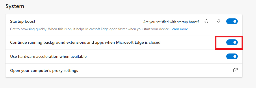 How To Stop Microsoft Edge Running In The Background