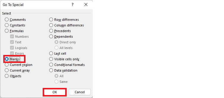 How To Remove Empty Cells In Excel