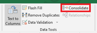 Merge Tabs in Excel