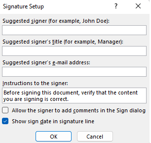 How To Insert Signature in Word