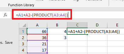 Formula Vs Function in Excel